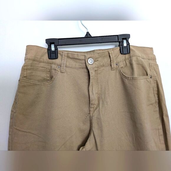 MOBO Tan Mid Rise Boot Pants - Size 15 - Picture 2 of 4